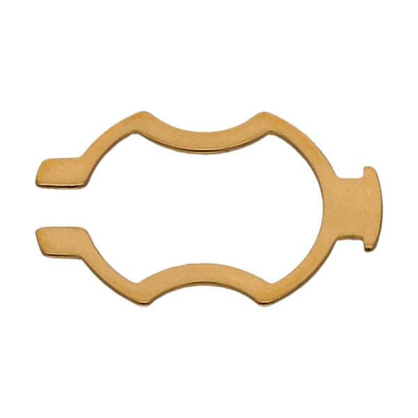 Stosssicherungsfeder für Unruh (Unruhbrücke)