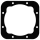 Bodendichtung (24,70 mm x 24,70 mm x 0,60 mm) *alternativ*