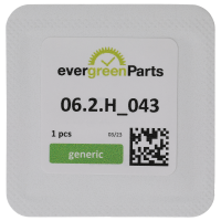 Handset rhodium-plated, Ref. 116610, 116619, Cal. 3135