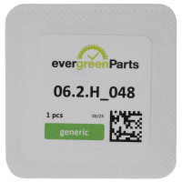Handset rhodium-plated, Ref. 116610, Cal. 3135