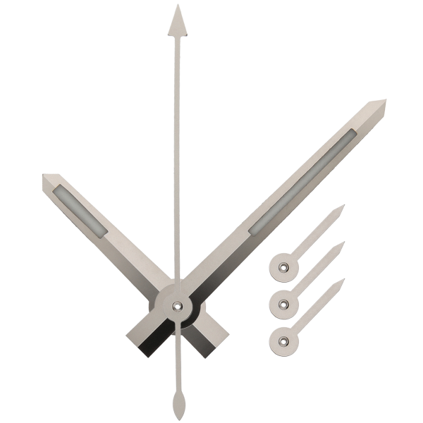 Handset rhodium-plated, Ref. 116519, 116520, Cal. 4130