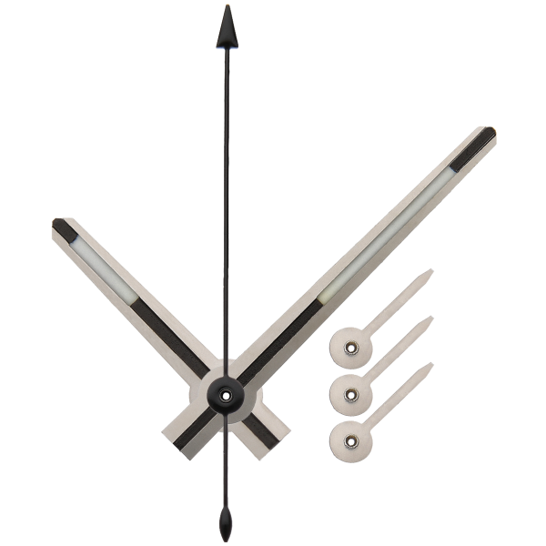 Zeigerspiel rhodiniert, Ref. 116519, 116520, Kal. 4130