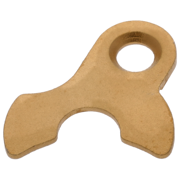 Wechselradbrücke vergoldet