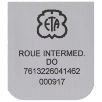 Intermediate wheel gold plated No. 2