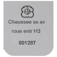 Pinion without second with driving wheel H3