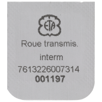 Transmission wheel for intermediate wheel