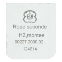 Second wheel H2 (h=4,48 mm)