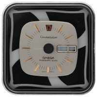 OMEGA Constellation MEGASONIC 32 Hz Dial Dimensions 28,5 x 26,9 mm for Cal. 1310