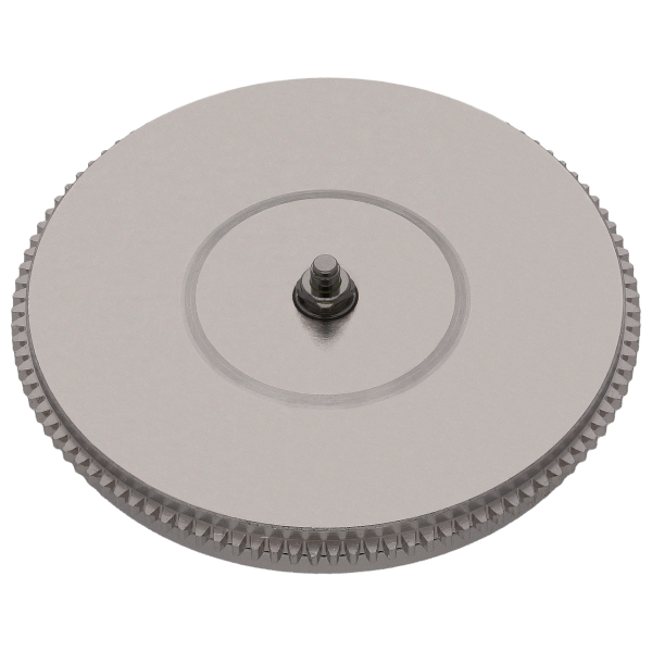 Movement barrel complete Rhodium plated, new version (Chronometer)