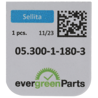 Movement barrel complete Rhodium plated, new version (Chronometer)