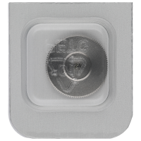 Movement barrel complete Rhodium plated, new version (Chronometer)