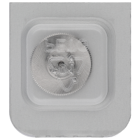 Movement barrel complete Rhodium plated, new version