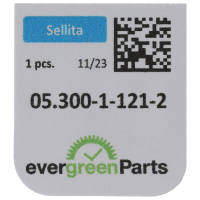 Balance bridge, rhodium plated and refined