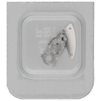 Balance bridge, rhodium plated and refined