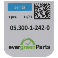 Cannon pinion with driving wheel H0 (h=1,75 mm)