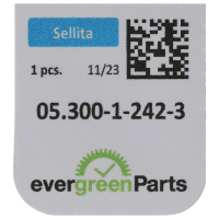 Minutenrohr mit Mitnehmerrad H3 (h=2,40 mm)