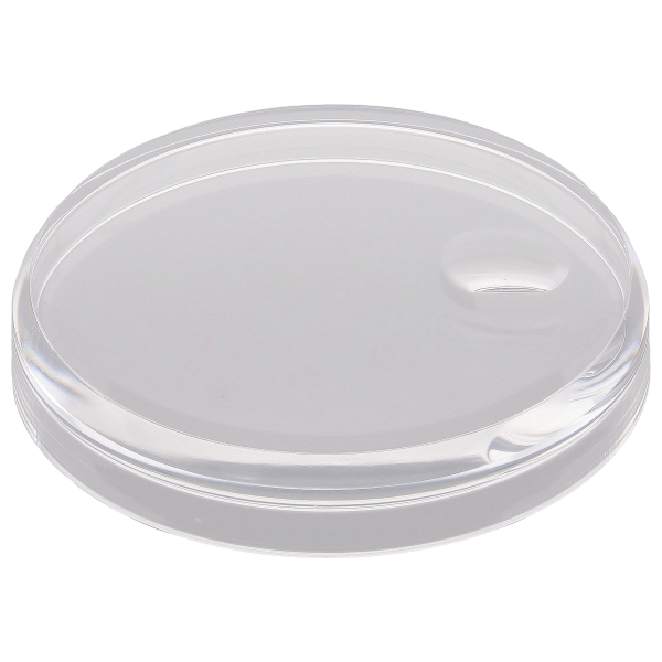 Plastikglas mit Lupe (innen Ø 23,80 mm) *alternativ*