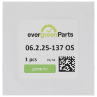 Plastikglas mit Lupe (innen Ø 23,80 mm) *alternativ*