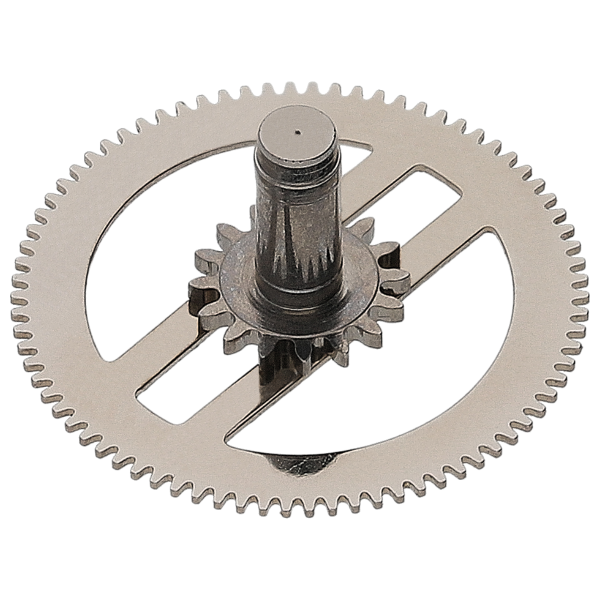 Minutenrohr ohne Sekunde mit Antriebsrad H5 (h=2,95 mm)