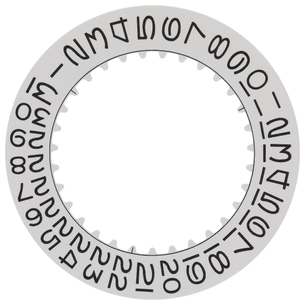 Date indictor, white *generic*