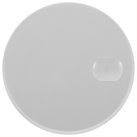 Saphirglas (&Oslash; 30,7 / H=2,0 mm / Dichtung H=2,30 mm) mit Lupe *alternativ*