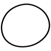 Gasket for bezel (34,50 x 32,50 x 1,00) *generic*