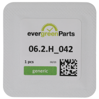 Handset rhodium-plated, Ref. 16610, Cal. 3135