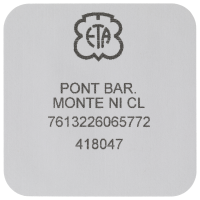 Federhausbrücke, montiert vernickelt