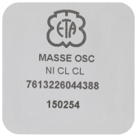 Oscillating weight nickel plated