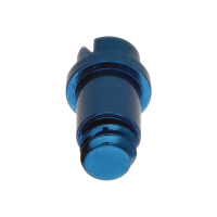 Screw or setting lever (polished, blue, round, 7001) [900]