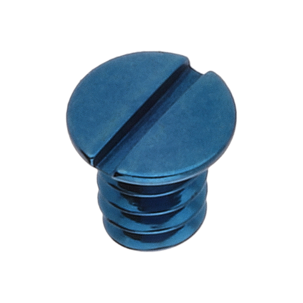 Screw for setting lever jumper (polished, blue, round, 7001) [901]