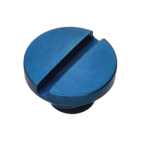 Screw for click (polished, blue, round, 7001) [904]