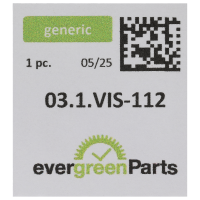 Screw for pallet bridge (polished, blue, round, 7001) [906]