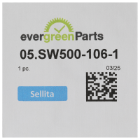 Federhausbrücke, rhodiniert perliert