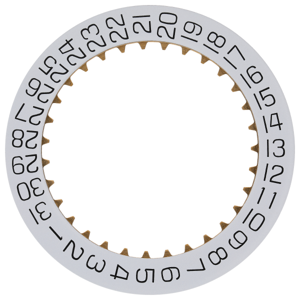 Datumanzeiger 3H Weiss / Schwarz