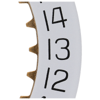 Date indicator 3H white/black