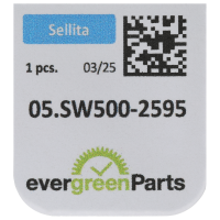 Halteplatte für Datumraste vernickelt