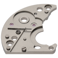 Chronograph bridge, nickel plated