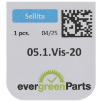 Screw for date indicator maintaining plate