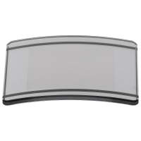 Glas silber, schwarze Streifen *alternativ*