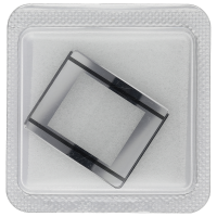 Glas silber, schwarze Streifen *alternativ*