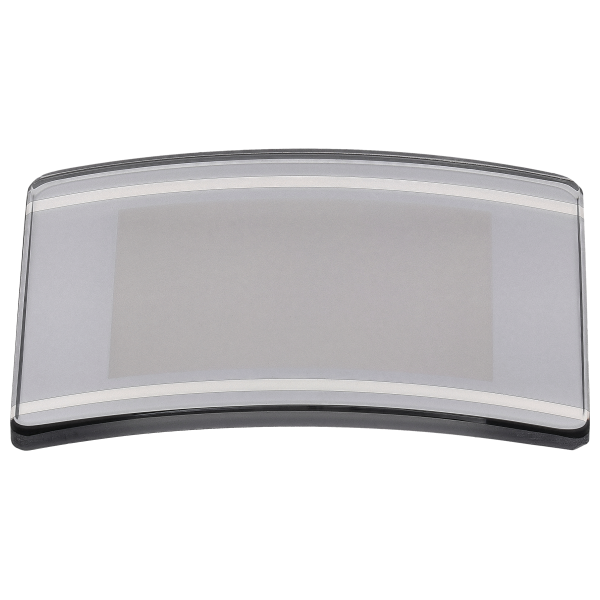 Glas grau, silber Streifen *alternativ*