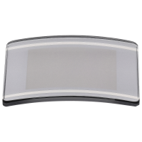 Glas grau, silber Streifen *alternativ*