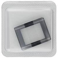 Glas grau, silber Streifen *alternativ*