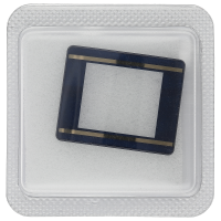 Crystal blue, gold line *generic*