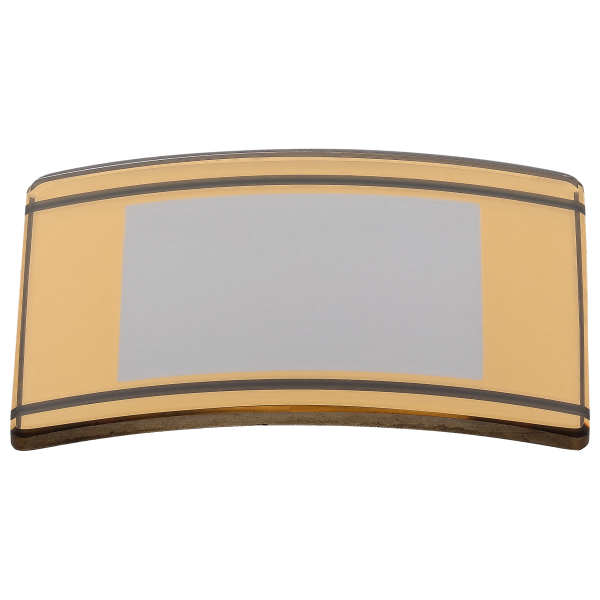 Glas gelb, schwarze Streifen *alternativ*