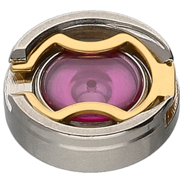 Jewelled shock-absorber, for balance, INCA (main plate)