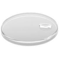 Plastikglas mit Lupe *alternativ*