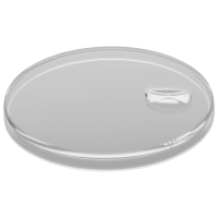 Plastikglas mit Lupe *alternativ*