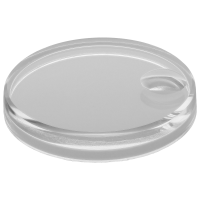 Plastikglas mit Lupe (innen &Oslash; 28,20 mm) *alternativ*